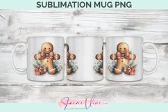 Christmas Gingerbread Sublimation Mug Product Image 1