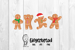 Gingerbread clipart svg Product Image 1
