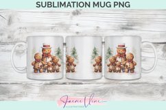 Christmas Gingerbread Sublimation Mug Product Image 1