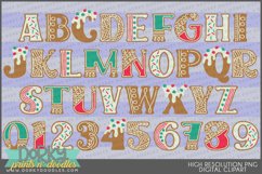 Gingerbread Alphabet and Number Designs for Sublimation Product Image 1