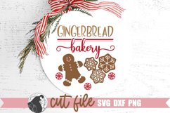 Gingerbread Bakery SVG, Christmas SVG, Holiday Sublimation Product Image 1