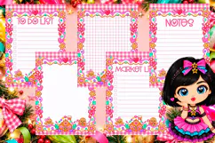 Gingerbread House A6 Notepad PNG and PDF Product Image 4