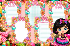 Gingerbread Christmas A6 Notepad PNG and PDF Product Image 4
