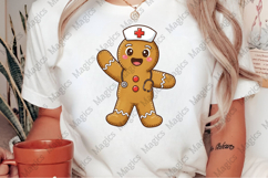 Gingerbread Christmas Nurse Doctor Png Product Image 2
