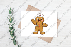 Gingerbread Christmas Nurse Doctor Png Product Image 3