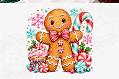 Gingerbread Christmas PNG Product Image 5