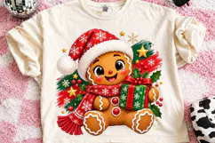 Gingerbread Christmas PNG, Cute Gingerbread PNG, Christmas Product Image 2