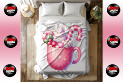 Pink Gingerbread Clipart Sublimation Product Image 6