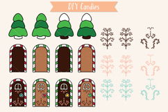 Colored Gingerbread Cookies | Christmas Candy House Product Image 6