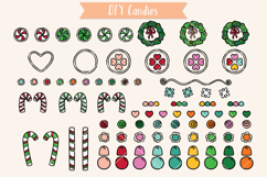 Colored Gingerbread Cookies | Christmas Candy House Product Image 7