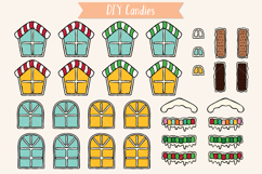 Colored Gingerbread Cookies | Christmas Candy House Product Image 8