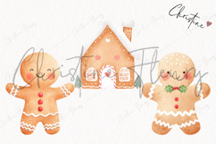 Cute Christmas Gingerbread Clipart | Christmas PNG Product Image 3