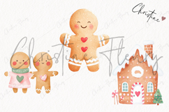 Cute Christmas Gingerbread Clipart | Christmas PNG Product Image 3