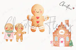 Cute Christmas Gingerbread Clipart | Christmas PNG Product Image 3