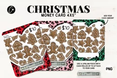 3D Inflated Christmas Money Card PNG | Christmas Printable Product Image 1