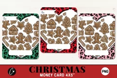 3D Inflated Christmas Money Card PNG | Christmas Printable Product Image 2