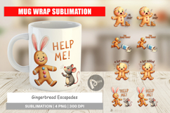Gingerbread Escapades Mug Wrap Product Image 1
