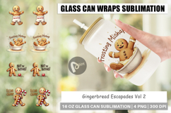 Gingerbread Escapades Glass Can Product Image 1