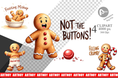 Gingerbread Escapades Clipart Product Image 1