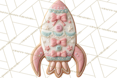 Coquette Christmas Cookies PNG, Gingerbread Clipart Product Image 5