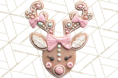 Coquette Christmas Cookies PNG, Gingerbread Clipart Product Image 4