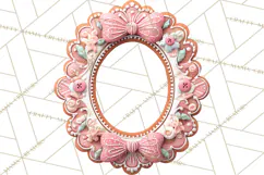 Coquette Christmas Cookies PNG, Gingerbread Clipart Product Image 5