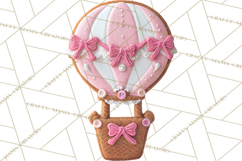 Coquette Christmas Cookies PNG, Gingerbread Clipart Product Image 5