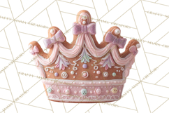 Coquette Christmas Cookies PNG, Gingerbread Clipart Product Image 5