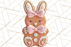 Coquette Christmas Cookies PNG, Gingerbread Clipart Product Image 3