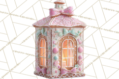 Coquette Christmas Cookies PNG, Gingerbread Clipart Product Image 3
