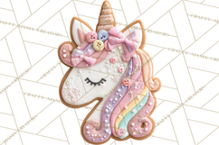 Coquette Christmas Cookies PNG, Gingerbread Clipart Product Image 5