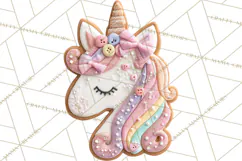 Coquette Christmas Cookies PNG, Gingerbread Clipart Product Image 5