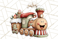 Gingerbread Christmas Clipart PNG, Gingerbread Cookies Product Image 4