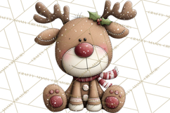 Gingerbread Christmas Clipart PNG, Gingerbread Cookies Product Image 4