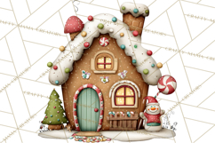 Gingerbread Christmas Clipart PNG, Gingerbread Cookies Product Image 3