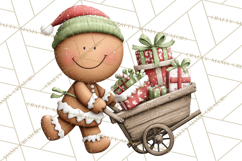 Gingerbread Christmas Clipart PNG, Gingerbread Cookies Product Image 4