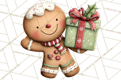 Gingerbread Christmas Clipart PNG, Gingerbread Cookies Product Image 2