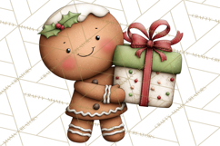 Gingerbread Christmas Clipart PNG, Gingerbread Cookies Product Image 3