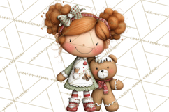 Gingerbread Christmas Clipart PNG, Gingerbread Cookies Product Image 3