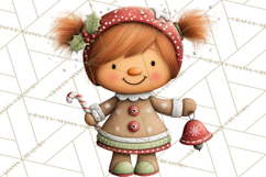 Gingerbread Christmas Clipart PNG, Gingerbread Cookies Product Image 4