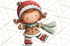 Gingerbread Christmas Clipart PNG, Gingerbread Cookies Product Image 5