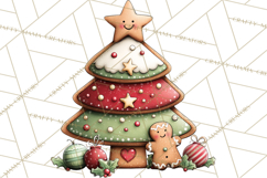 Gingerbread Christmas Clipart PNG, Gingerbread Cookies Product Image 4