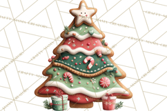 Gingerbread Christmas Clipart PNG, Gingerbread Cookies Product Image 4