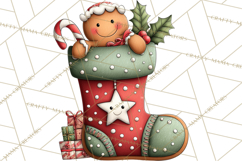 Gingerbread Christmas Clipart PNG, Gingerbread Cookies Product Image 2