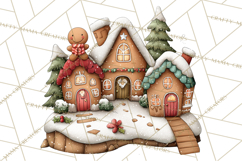 Gingerbread Christmas Clipart PNG, Gingerbread Cookies Product Image 5