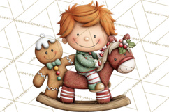 Gingerbread Christmas Clipart PNG, Gingerbread Cookies Product Image 3