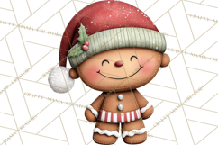 Gingerbread Christmas Clipart PNG, Gingerbread Cookies Product Image 2