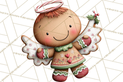 Gingerbread Christmas Clipart PNG, Gingerbread Cookies Product Image 3