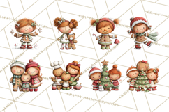 Gingerbread Christmas Clipart PNG, Gingerbread Cookies Product Image 5