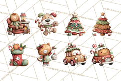 Gingerbread Christmas Clipart PNG, Gingerbread Cookies Product Image 9